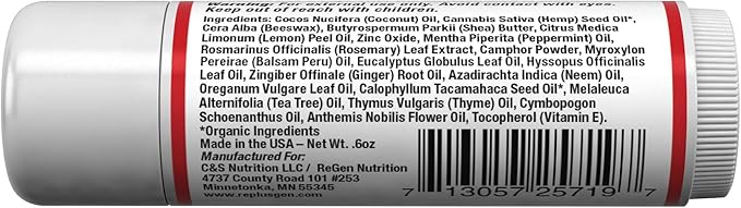 H Stop Lip Balm with Shea Butter, Peppermint Oil, Tea Tree, Lemon Balm, Zinc, Coconut and More for Clear and Healthy Skin Care, Discreet Blister Support Moisturizer, 0.5 oz-VivaGrace Women