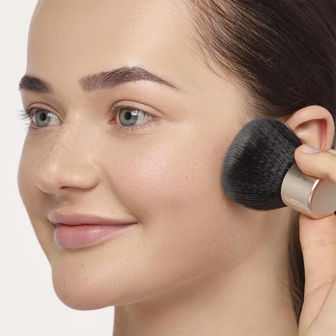 ARTDECO Mineral Powder Foundation Brush - Kabuki Brush with Vegan Bristles for Flawless Coverage, Perfect for Face Powder - Ideal Makeup Tool for a Radiant Finish-VivaGrace Women
