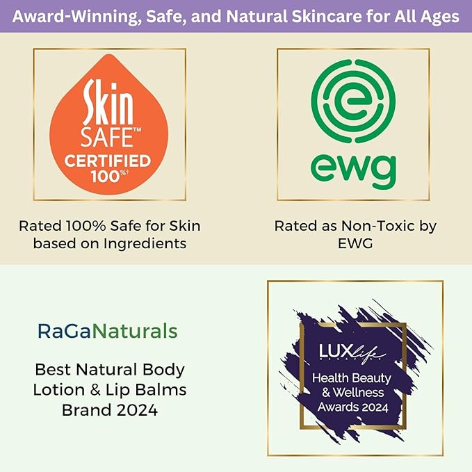 RaGaNaturals Lavender Shea Butter Hand and Body Lotion, 16 Fl Oz - Moisturizing, Plant-Based, Vegan, with Argan, Avocado Oil & Vitamin E-VivaGrace Women