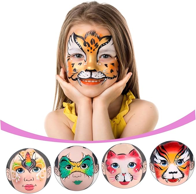 ADOCARN 2pcs Makeup Practice Board Makeup Training Face Colored Makeup Template Painting Exercise Template Cosmetic Makeup Template Eyelid Face Board Double Eyelid Plastic Child Face Paint-VivaGrace Women