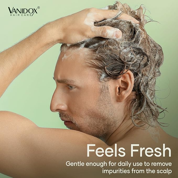 Tea Tree Oil Shampoo and Conditioner Set with Biotin, DHT Blockers, Itchy Scalp Relief, Supports Thicker-Looking Hair, Cleanses Dandruff & Buildup, For Men & Women, Made in USA, 16 fl oz Each-VivaGrace Women