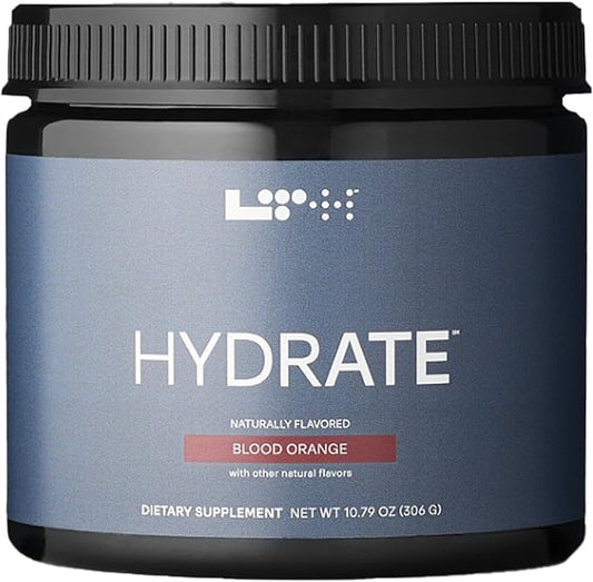 LTH Hydrate Hydration Mix - Trusted by Life Time Fitness Members - NSF Certified for Sport - Premium Electrolyte Powder - Plant-Based, Non-GMO, Gluten Free & Dairy Free - 60 Servings (Blood Orange)-VivaGrace Women