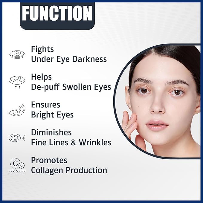 Under Eye Cream for Dark Circles and Fine Lines, Repair Eye Cream for Lifting Firming and Anti-Wrinkle, Anti Age Eye Care Product-VivaGrace Women