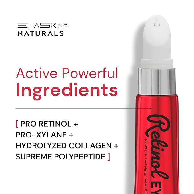 Retinol Under Eye Cream for Dark Circles & Puffiness, Daily Wrinkle Cream, Anti Aging Line Smoothing Skin Care Treatment for Women and Men, 1.7 fl. oz-VivaGrace Women