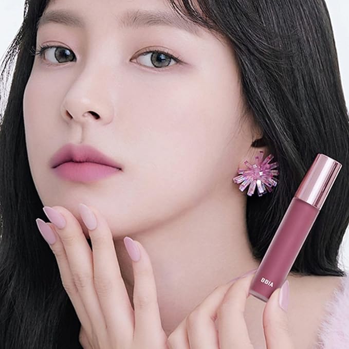 BBIA Last Velvet Tint - Soft & Creamy Matte Finish Lip Stain, Blur Effect with Velvety Texture, Long-Lasting, High Pigment, Lightweight, Non-Drying, Vegan, Korean Lip Makeup (V41 SUMMER BERRY)-VivaGrace Women