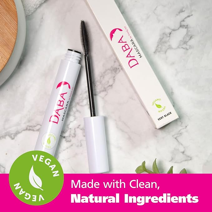 DABALASH Trio Combo – Professional Eyelash & Brow Strengthener 0.18 oz, Waterproof Mascara, 0.45 oz & Gentle Vegan Mascara, 0.3oz – Give Your Own Lashes A Longer, Fuller, & Thicker Look