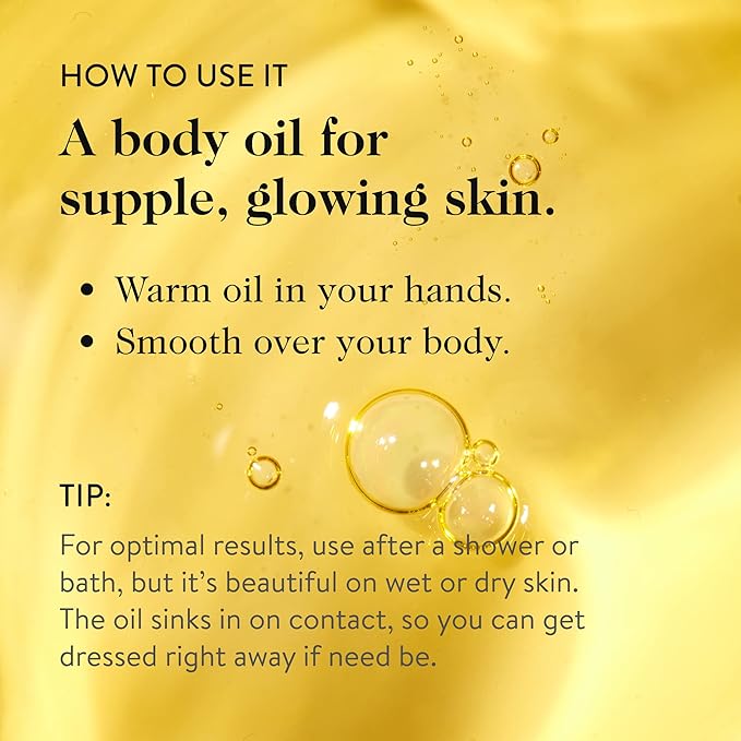 goop Beauty Body Oil | Moisturizer for Dry Skin | Kakadu Plum & Sea Buckthorn Oils | Instant Hydration to Firm & Smooth | 4 fl oz-VivaGrace Women