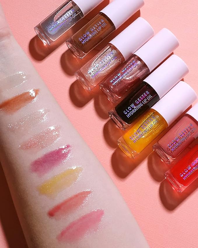 Glow Getter Hydrating Lip Oil (004, Tickled Pink)-VivaGrace Women