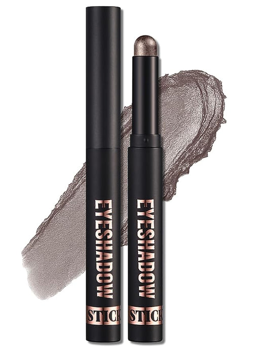 Erinde Shimmer Cream Eyeshadow Stick, Long Lasting Metallic Eye Shadow Sticks, Waterproof Creamy Glitter Eyeshadow Pencil, High Pigmented Blendable Neutral Eye Makeup, 14 Taupe Shimmer-VivaGrace Women