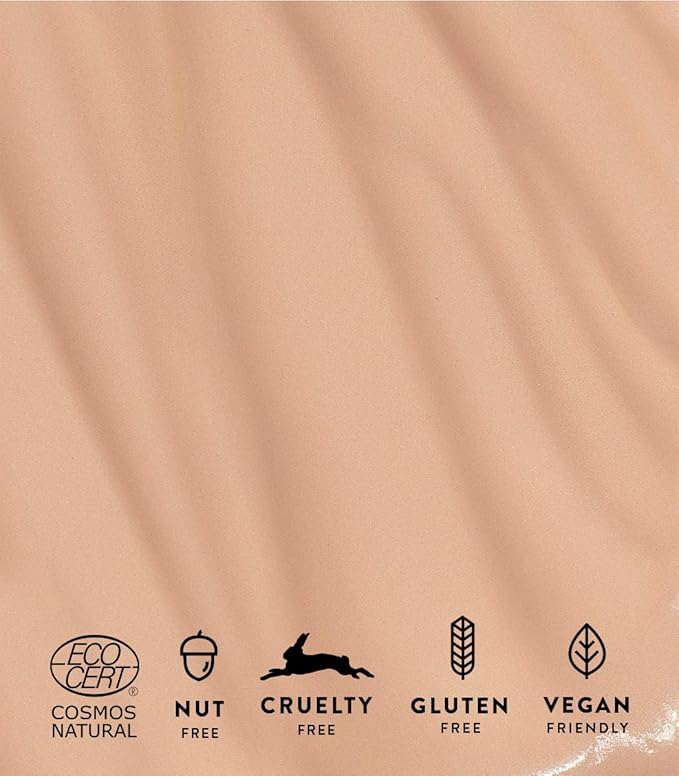 MÁDARA Organic Skincare | Skin Equal Soft Glow Foundation SPF15 ROSE IVORY 30-30ml, Mineral foundation with hyaluronic acid, Buildable medium coverage, Dewy foundation, Vegan, COSMOS certified-VivaGrace Women