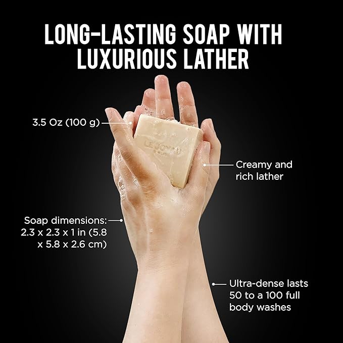 THE GOLD COLLECTION from Le Joyau d’Olive | All Natural | Chemical-Free 5 month cured Soap | Twice Milled & Infused with Essential Oils | For Face and Body |Handcrafted Following Ancestral Technique