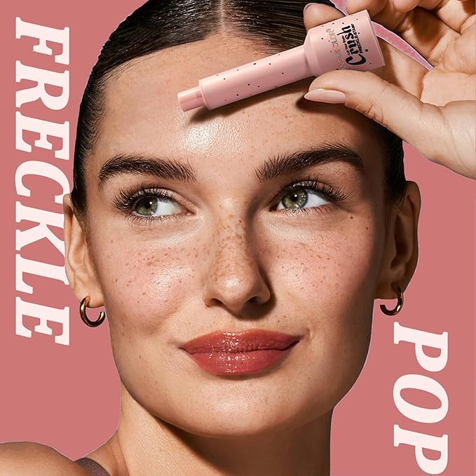 Faux Freckle Stamp, Freckle Pen Waterproof – Faux Freckles Maker for Natural Sun-Kissed Look, Quick-Dry & Long-Lasting, Easy One-Press Application, Cute & Trendy Gift for Women & Girls - 03 Deep-VivaGrace Women