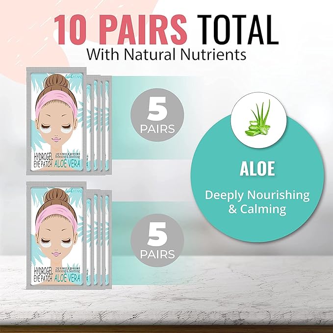 Lookatme Hydrogel Eye Patch Aloe Vera, 1.1 Ounce-VivaGrace Women