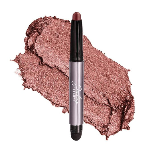 Julep Eyeshadow 101 Cream-to-Powder Waterproof Shadow Stick – Red Wine Shimmer – Long-Lasting, Crease-Proof, Warm Red Shimmer Cream Eyeshadow with Built-in Smudger-VivaGrace Women