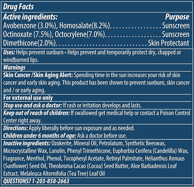 Dermatone Coconut Lip Balm SPF 30 | Lip Balm with Sunscreen | Moisturizing with Aloe and Vitamin E | Medicated to Soothe & Replenish Chapped and Cracked Lips (Coconut Lip Balm, 0.15oz Pack of 2)-VivaGrace Women