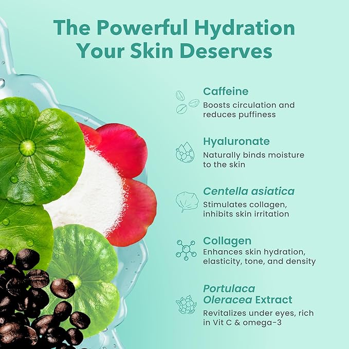 Patchology Rejuvenating Under Eye Gels - Hydrating Eye Mask w/Caffeine & Collagen - Under Eye Patches For Dark Circles - Puffy Eyes Care, minimize Puffiness & Wrinkles Reducer (15 Pairs)-VivaGrace Women