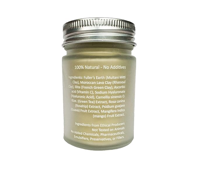 100% Natural Vitamin C Clay Exfoliating Face Mask 120g All Clay & No Water …-VivaGrace Women