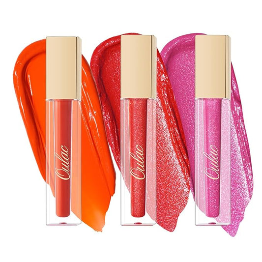 Oulac Matte Lipstick for Women, Long Lasting Liquid Lipstick High Impact Lip Color Full Coverage Lip Makeup with Vitamin E Waterproof Formula,Vegan M07+MS06+MS08-VivaGrace Women