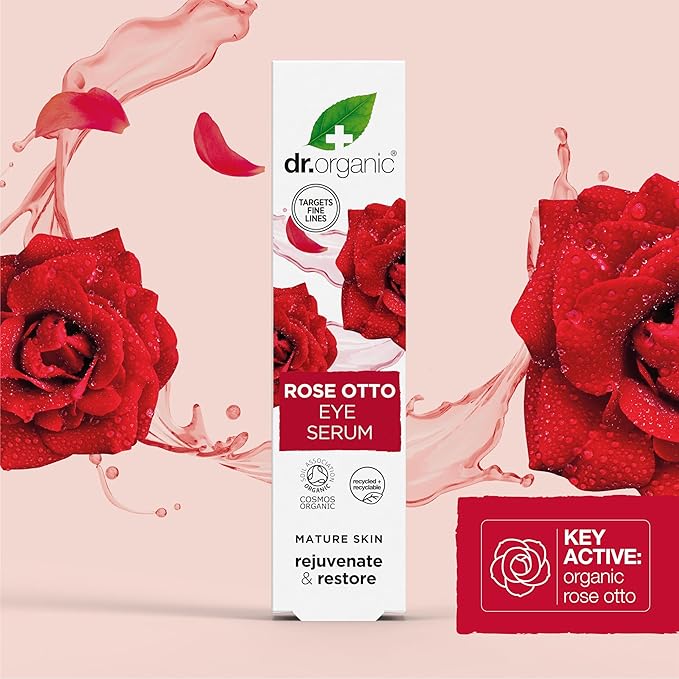 Organic Doctor Rose Otto Eye Serum, 0.5 Fluid Ounce-VivaGrace Women