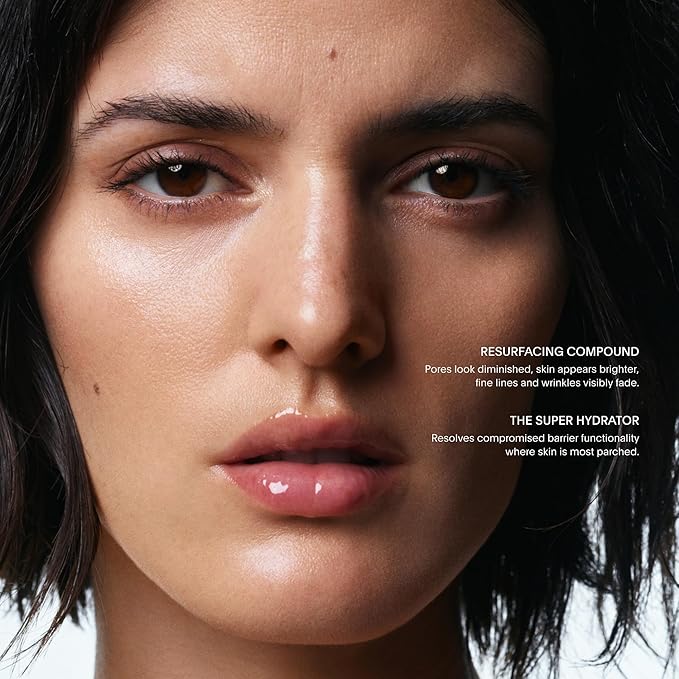 U Beauty Resurfacing Compound + Super Hydrator Set, Vitamin C Serum with Retinol, Vit E, Aha Exfoliant, Hyaluronic Acid for Daily Anti-Aging-VivaGrace Women