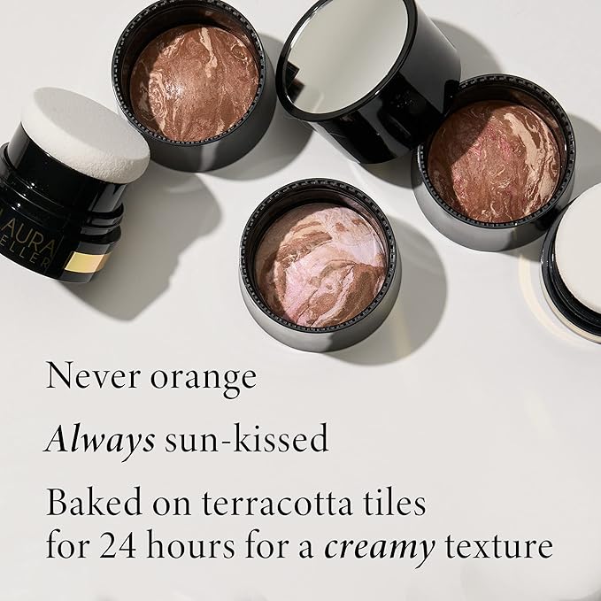 LAURA GELLER NEW YORK Bronze-n-Brighten Baked To Go - Travel Size - Fair - Natural Bronze Glow-VivaGrace Women