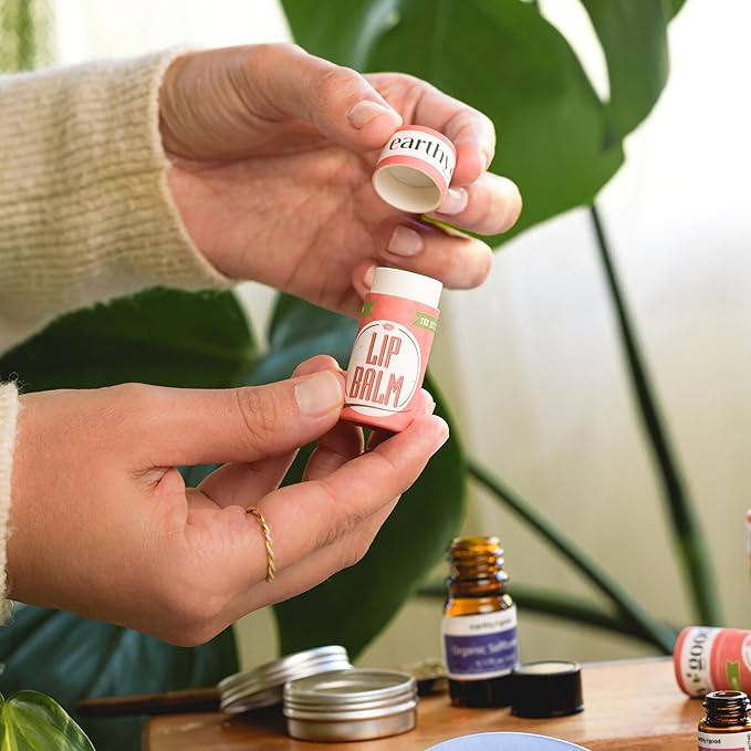 Earthy Good Organic DIY Lip Balm Making Craft Kit By Kiss Naturals-VivaGrace Women