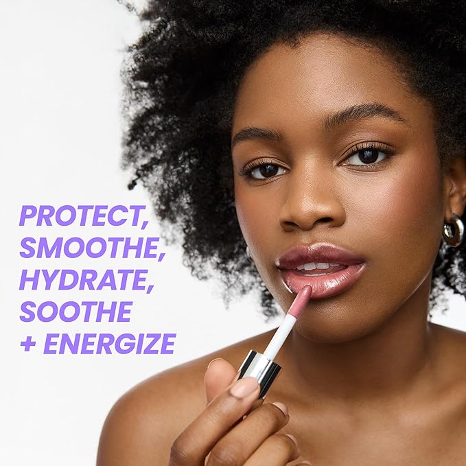 Wonderskin Lip Oil Rehab Serum - Tinted Lip Oil, Hydrating, Moisturizing, and Non-Sticky Deep Red Tint Serum for Dry Lips (Honey)-VivaGrace Women