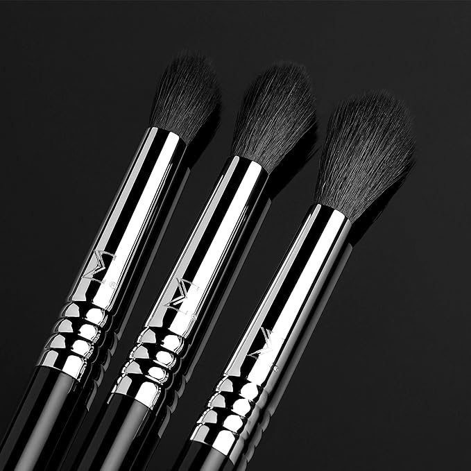 Sigma Beauty Deluxe Blending Brush Set – Professional Grade Eyeshadow Brush Set with 9 Full Size Blending Brushes Featuring Extra Soft Fibers for Precise, Controlled, & All-Over Eyeshadow Blending-VivaGrace Women