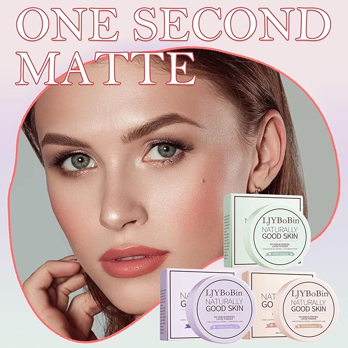 3PCS Loose Setting Powder Set,Lightweight Long Lasting Oil Control Loose Face Powder,Translucent Matte Drying Finishing Setting Powder for All Skin Types-VivaGrace Women