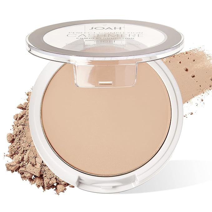 JOAH Beauty Perfect Complexion Cashmere Powder foundation_FW010, Fair with Warm Undertone-VivaGrace Women