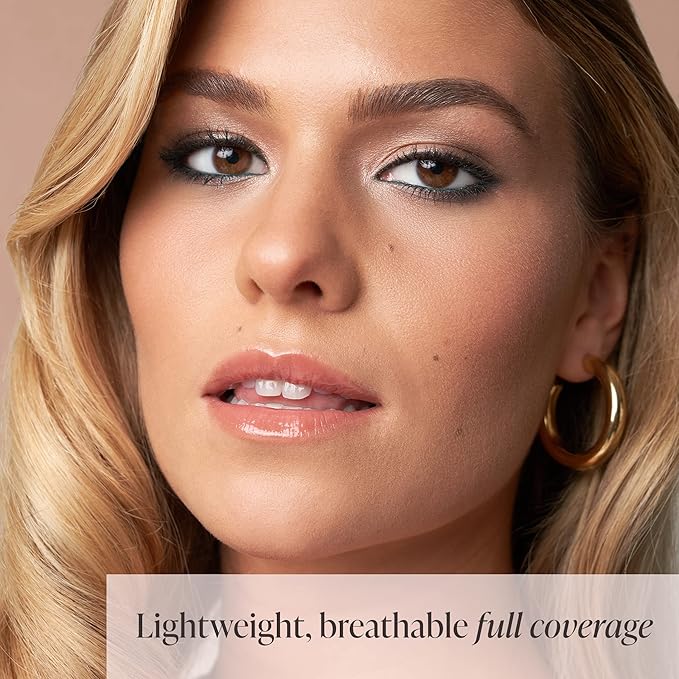 Mally Beauty Flawless Finish Transforming Effect Foundation - Tan - Full Coverage Cream Foundation - Breathable & Lightweight - Hydrating Formula with Vitamin E - Satin Finish-VivaGrace Women