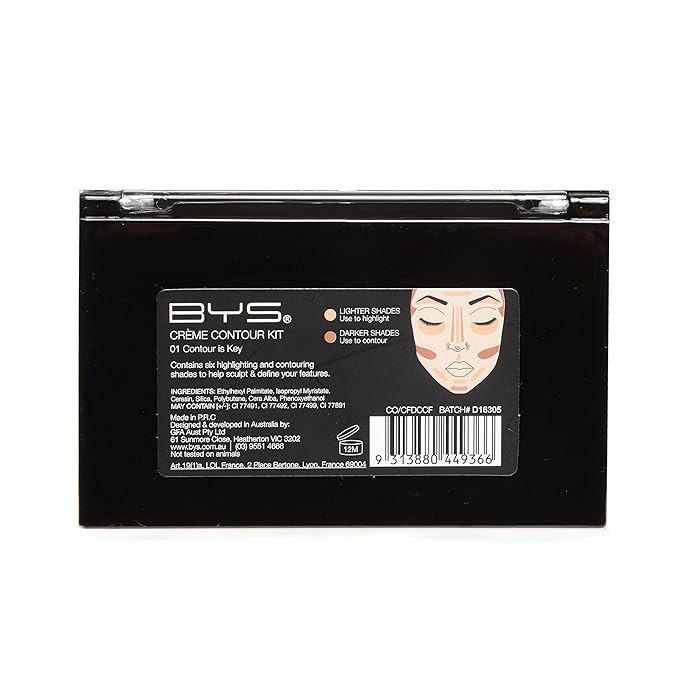 BYS Contour Cream Palette - Contour is Key - Neutral Shades. Crème Contour Palette-VivaGrace Women