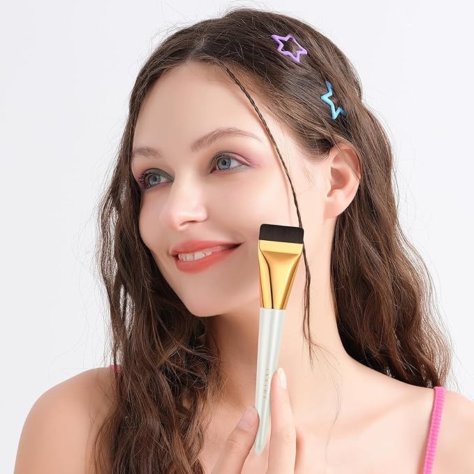 docolor Flat Foundation Brush for Liquid Makeup,Ultra Thin Liquid Foundation Brushes Premium Makeup Face Brush for Blending, Cream, Thin Foundation Brush Makeup Tool Face Foundation Flat Brush-VivaGrace Women