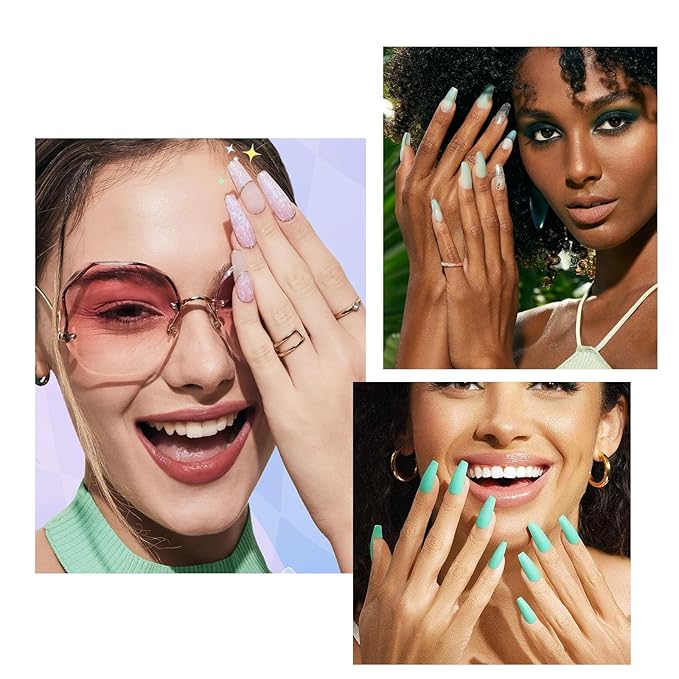 Acrylic Nail Brush Size #10, KEMEISI 100% Pure Kolinsky Nail Art Brushes Sturdy Handle Oval Shaped Acrylic Powder Nail Design Tools for Professional Manicure DIY Home Salon (Green)-VivaGrace Women