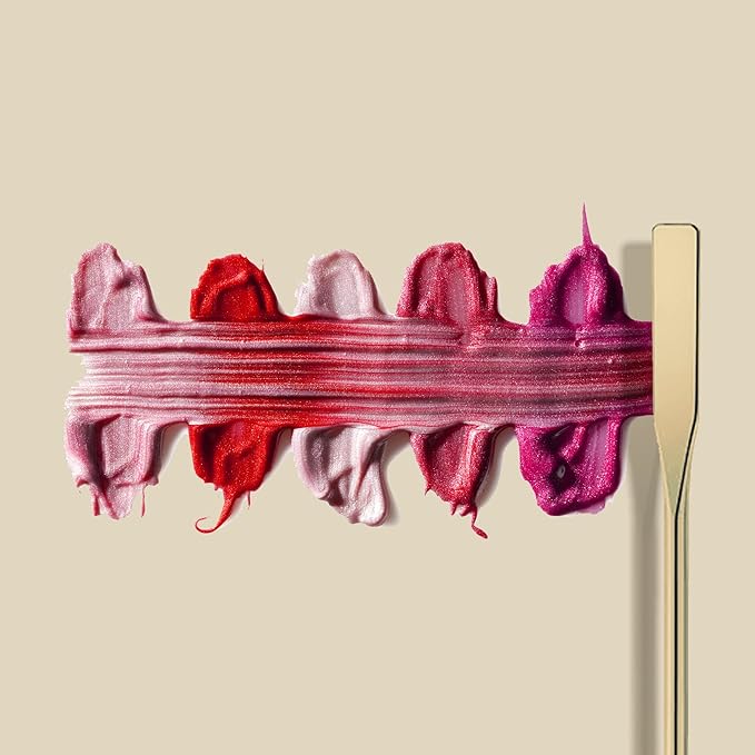 Korean Makeup Mixing Palette with Stainless Steel Picasso Spatula - Acrylic Tray for Foundation and Nail Polish - Luxury Beauty Tool for SFX Makeup & Nail Artists - Gold-VivaGrace Women