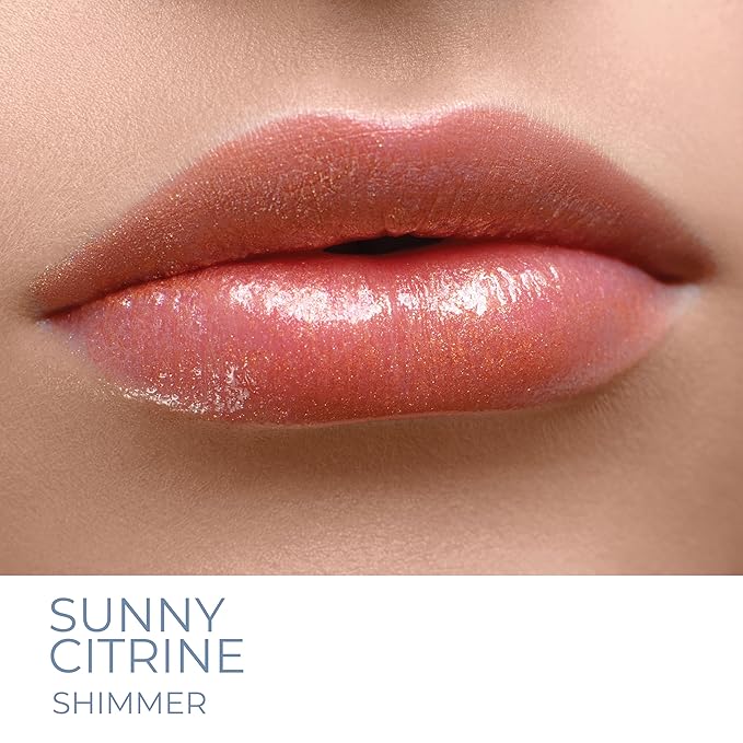 Tinted Lip Balm. Moisturizing Sheer, Buildable Lip Color with Hyaluronic Acid, Vitamin E and Rich Oil, Perfect Revitalizer for Chapped Lips. Beauty Plumper Moisturizer 0.21oz- Sunny Citrine-VivaGrace Women