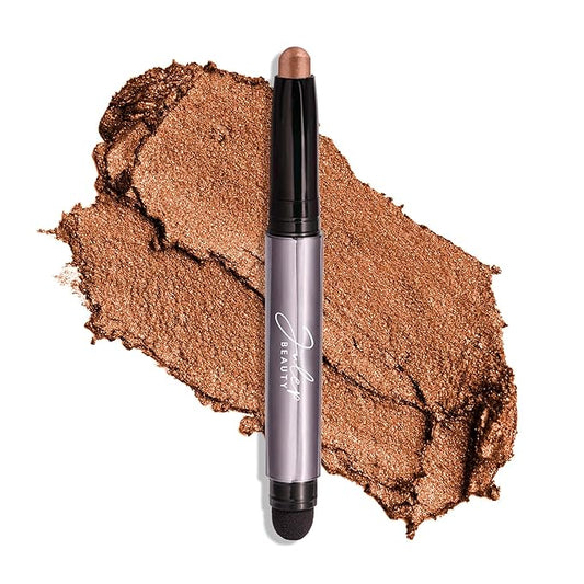 Julep Eyeshadow 101 Cream-to-Powder Waterproof Shadow Stick – Copper Shimmer – Long-Lasting, Crease-Proof, Shimmer Cream Eyeshadow with Built-in Smudger-VivaGrace Women