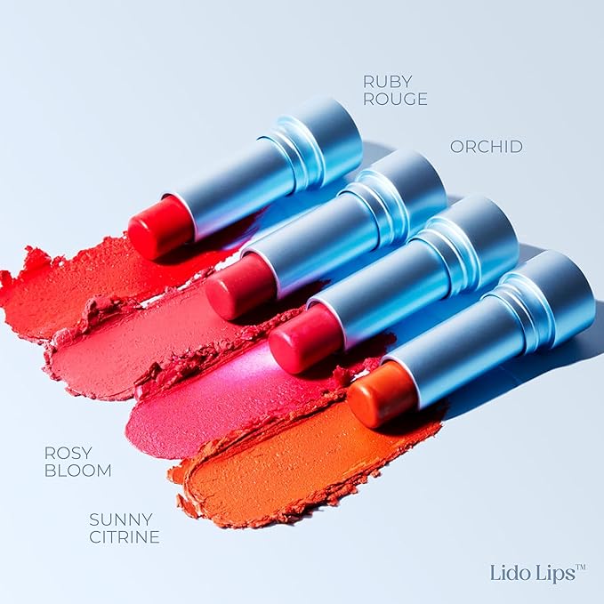 Tinted Lip Balm. Moisturizing Sheer, Buildable Lip Color with Hyaluronic Acid, Vitamin E and Rich Oil, Perfect Revitalizer for Chapped Lips. Beauty Plumper Moisturizer 0.21oz - Rosy Bloom-VivaGrace Women