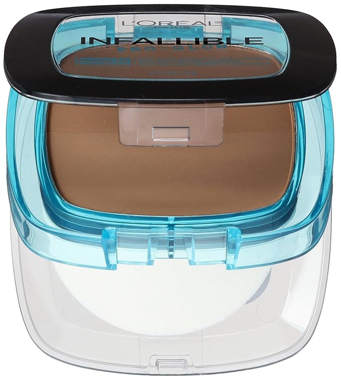 L'Oréal Paris Infallible Pro Glow Pressed Powder, Sun Beige, 0.31 oz.-VivaGrace Women