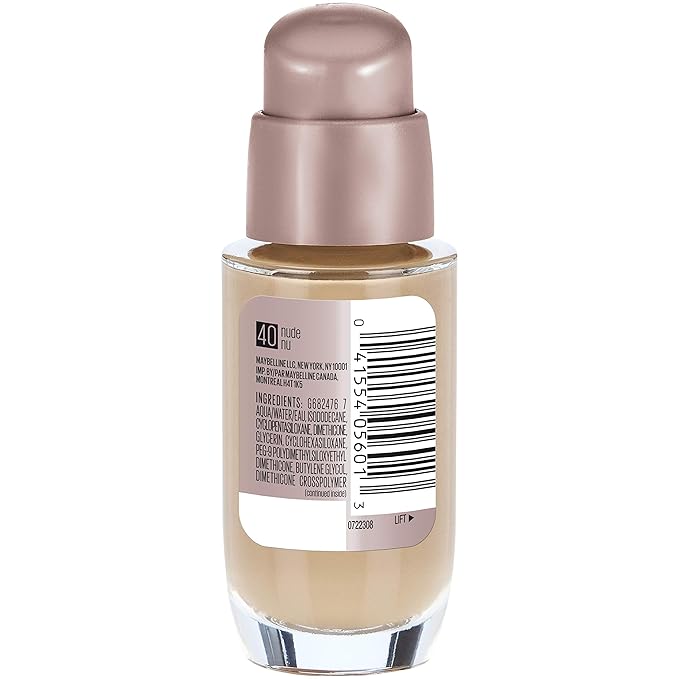 Maybelline New York Dream Satin Liquid Foundation (Dream Liquid Mousse Foundation), Nude, 1 fl. oz.-VivaGrace Women