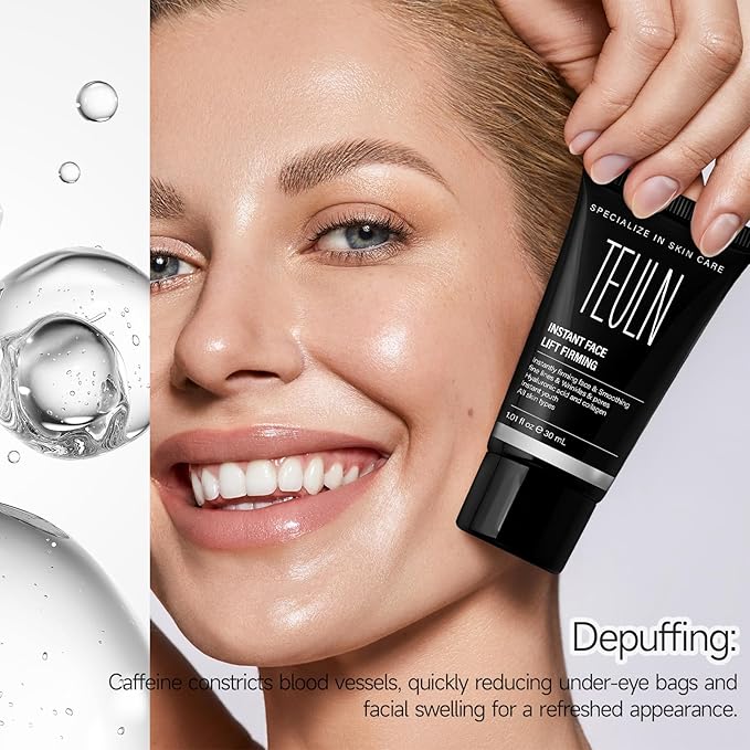 2.0 Instant Face Lift Cream,Instant Face Tightener,Smoothing Fine Lines, Deep Wrinkles and Pores ,Rapidly Improves the Look of Aged Skin 1.01oz-VivaGrace Women