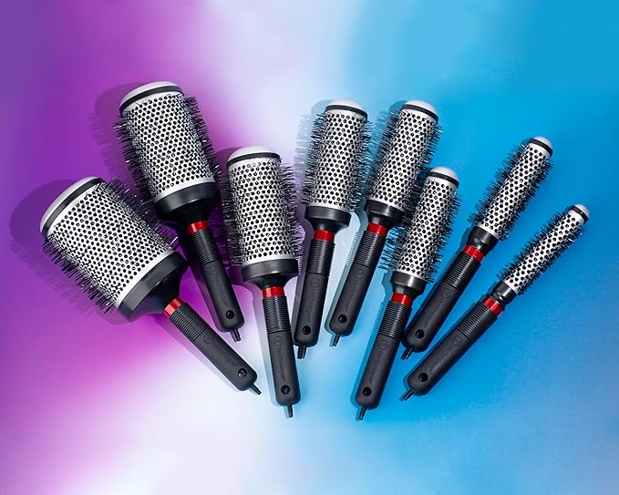 Cricket Technique Thermal Hair Brush #370 1.75” for Blow-Drying, Curling, and Styling – Heat-Retaining Barrel with Anti-Static Tourmaline Bristles, Round Thermal Brush, Ideal for All Hair Types-VivaGrace Women