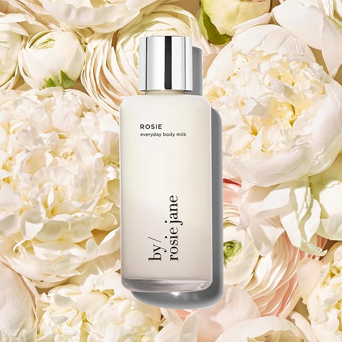 By Rosie Jane Everyday Body Milk (Rosie) - Hydrating Toner & Body Moisturizer to Help Even Skin Tone - Infused with Soothing Aloe Vera and Turmeric Root to Promote Anti-Aging (5 Ounce)-VivaGrace Women