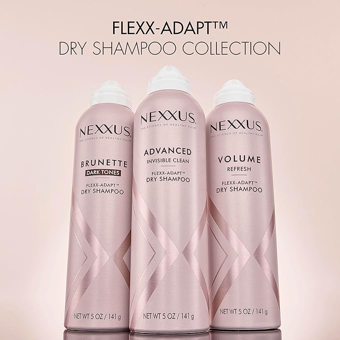 Nexxus Volume Refresh Dry Shampoo For Oil Control + Root-Lifting 72 Hour Freshness with FLEXX-ADAPT Technology 5 oz-VivaGrace Women