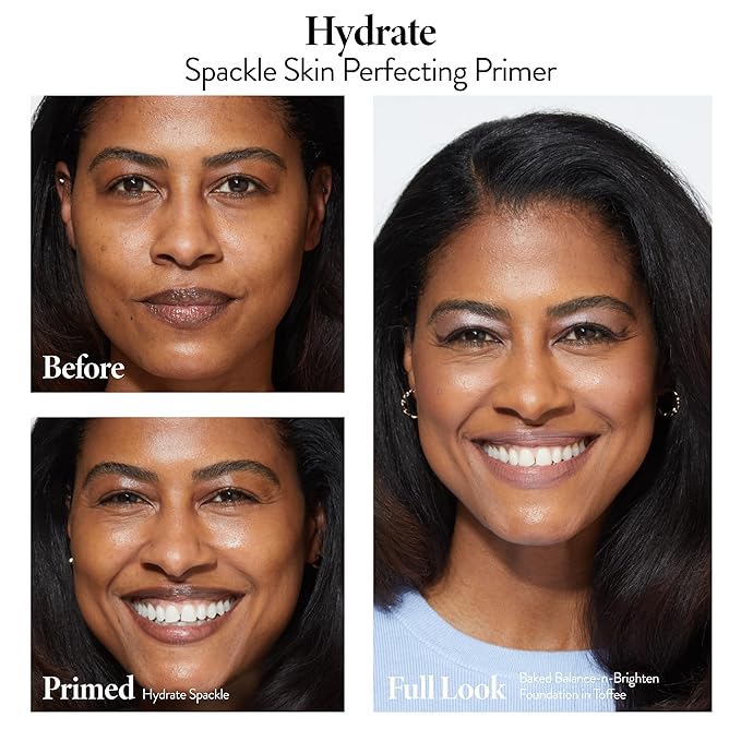 LAURA GELLER NEW YORK Spackle Duo: Spackle Super-Size Skin Perfecting Makeup Primer - Hydrate + Champagne Glow-VivaGrace Women