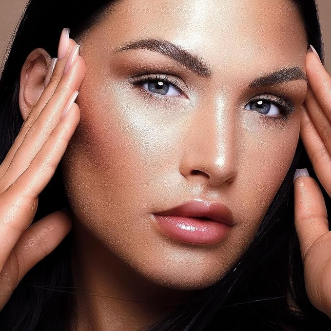 URQT Highly Pigmented Liquid Contour - Built-in Sponge Tip Sculpted Complexion Wand Contour Long Lasting Natural Buildable Highlighters Contour Contouring Bronzer (Contour+Blush+Highlighter)-VivaGrace Women