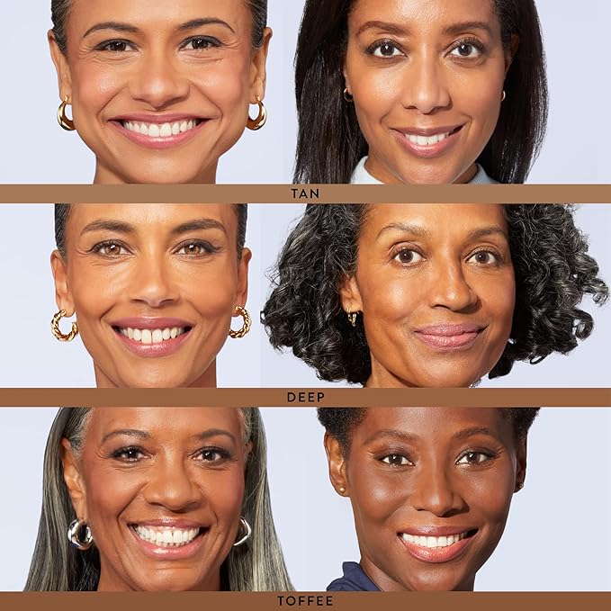 LAURA GELLER NEW YORK Award-Winning Baked Balance-n-Brighten Color Correcting Powder Foundation - Deep - Buildable Light to Medium Coverage - Demi-Matte Natural Finish-VivaGrace Women