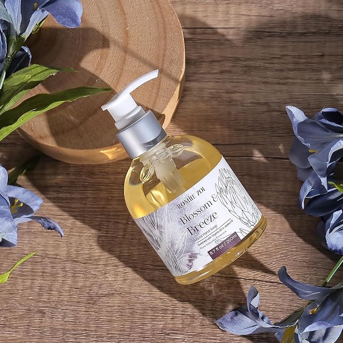 Liquid Hand Soap with Gift Box - Pure Nature's Embrace - Blossom & Breeze - 260ml/ 8.7 fl.oz