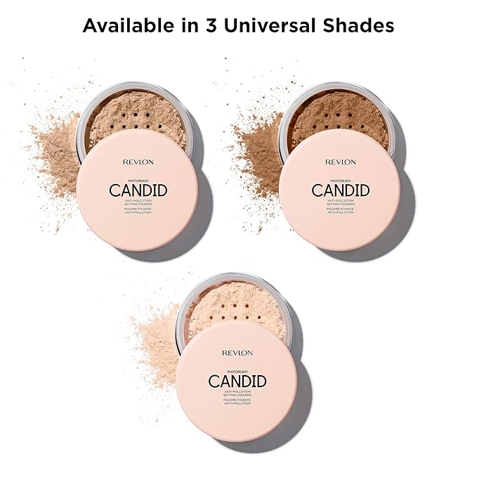 Revlon PhotoReady Candid Setting Powder, with Anti-Pollution, Antioxidant Ingredients, without Parabens, Pthalates and Fragrances; Shade 002 .34 Fluid Oz-VivaGrace Women