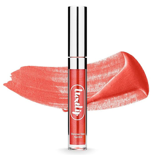 LuxeLip™ Matte Lipstick, Hydrating Non-Sticky Lip Gloss for Luminous Shine & Moisturized Lips, Lightweight, Long-Lasting Glossy Finish, Cruelty-Free Lip Makeup for Women (Terra Bronze, 8ml)-VivaGrace Women